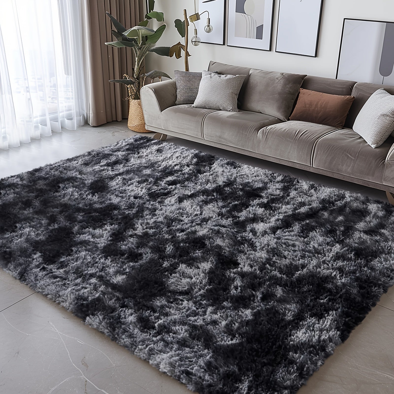 Rugs For Living Room, Super Soft Fluffy Shaggy 8x10 Area Rugs For Bedroom, Cozy Floor Mats, Plush Indoor Carpet For Kitchen, Faux Fur Rug For Room, Home Decor, Housewarming Gift, Door Mat