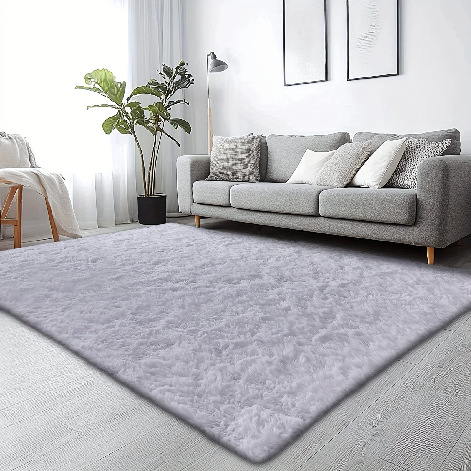 Rugs For Living Room, Super Soft Fluffy Shaggy 8x10 Area Rugs For Bedroom, Cozy Floor Mats, Plush Indoor Carpet For Kitchen, Faux Fur Rug For Room, Home Decor, Housewarming Gift, Door Mat