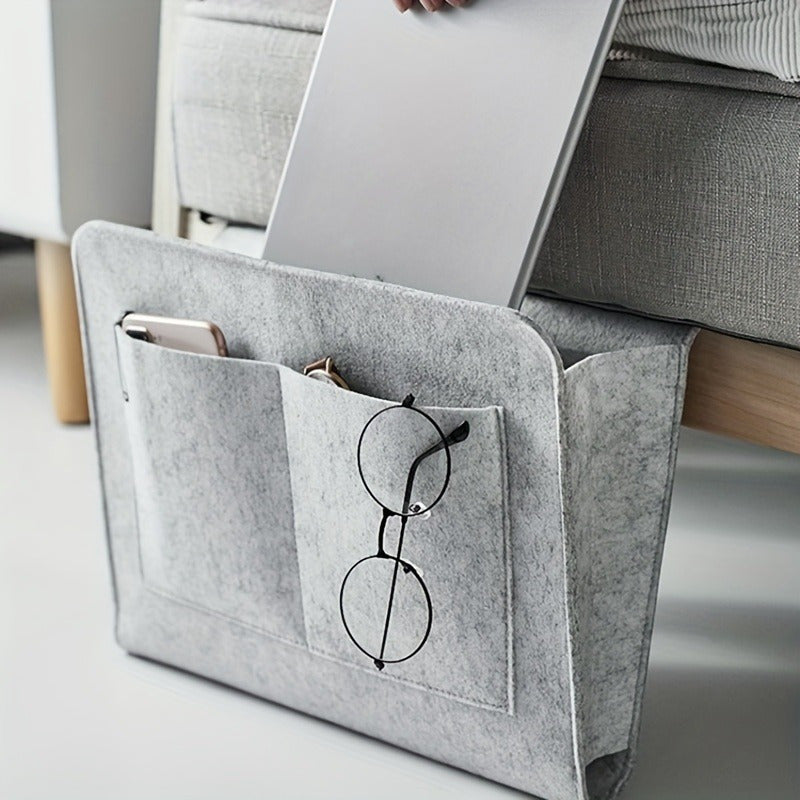 [Perfect Organizer] Bedside Organizer | Phone, Remote & Tissue Holder | Home Organization