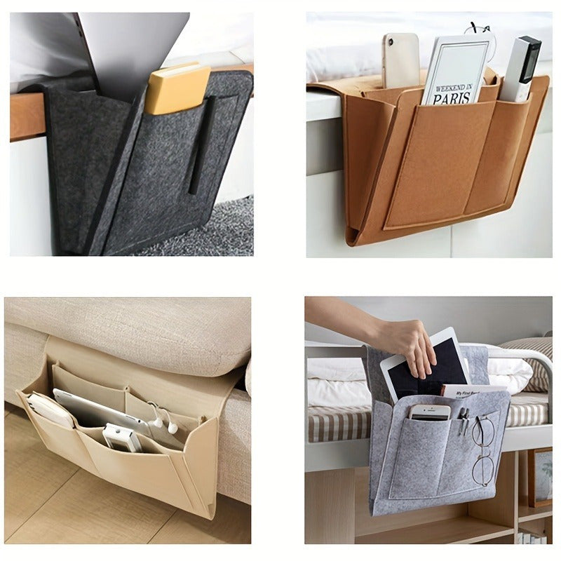 [Perfect Organizer] Bedside Organizer | Phone, Remote & Tissue Holder | Home Organization