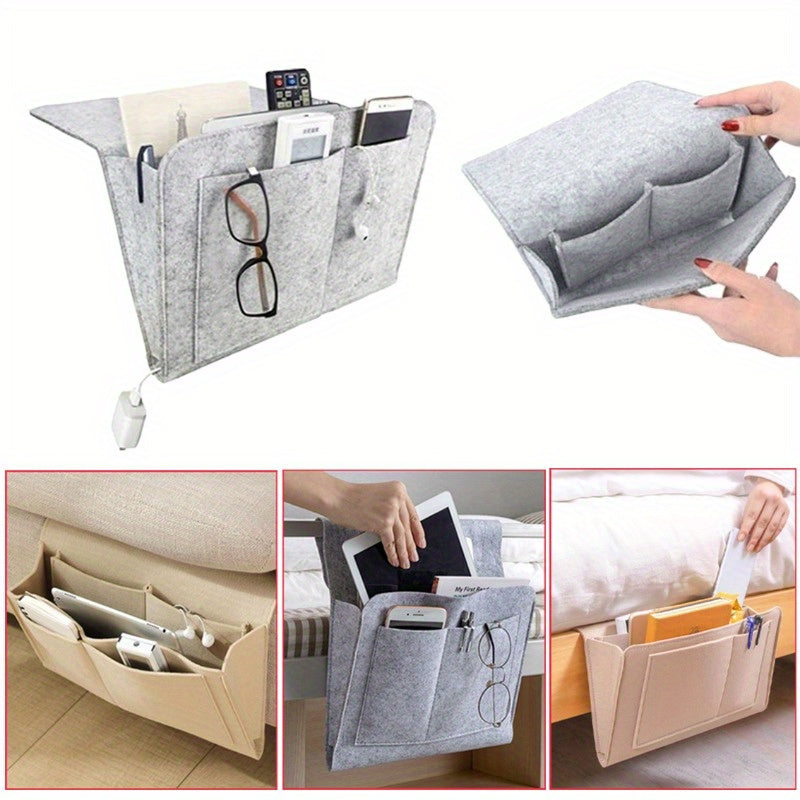 [Perfect Organizer] Bedside Organizer | Phone, Remote & Tissue Holder | Home Organization