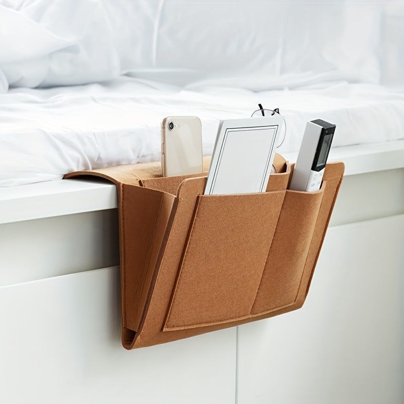 [Perfect Organizer] Bedside Organizer | Phone, Remote & Tissue Holder | Home Organization