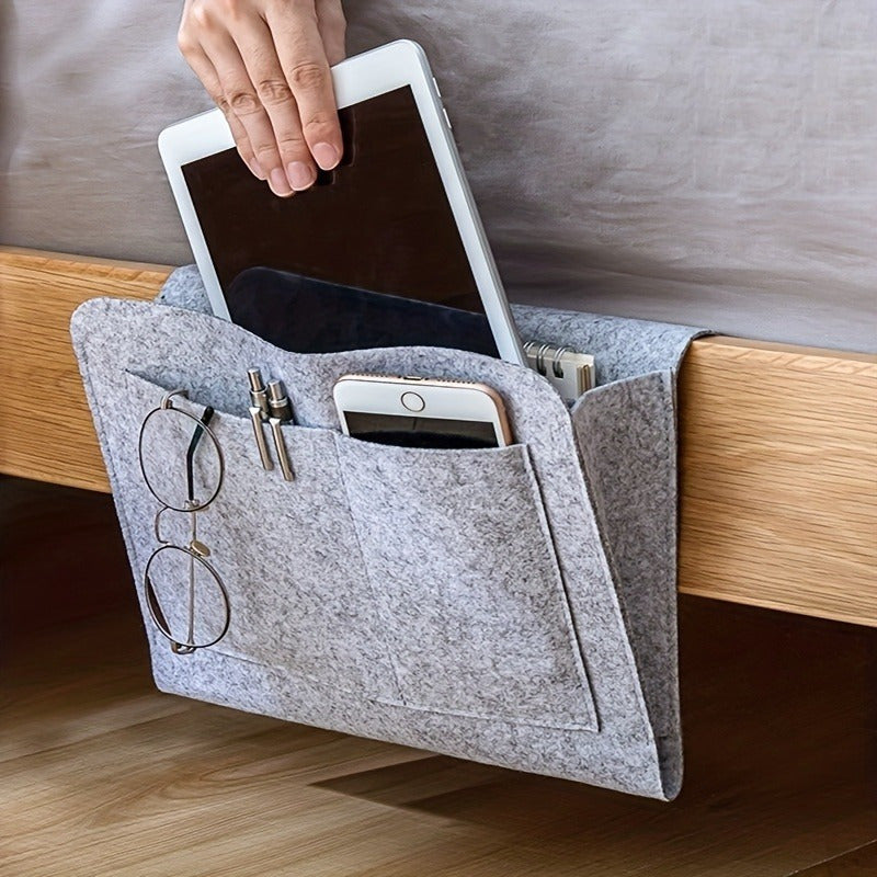 [Perfect Organizer] Bedside Organizer | Phone, Remote & Tissue Holder | Home Organization