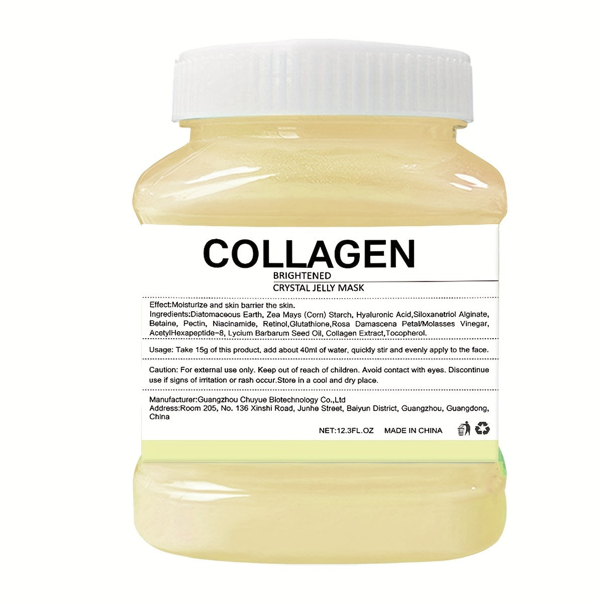 LANIMPRESS Collagen Jelly Mask - Natural Gel Hydro Face Mask, -Off Hydro Jelly for All Light Beige Types, Moisturizing &, Alcohol-Free, Unscented, for all Light Beige Types, Collagen Face Mask, Skincare Routine, Skincare Love