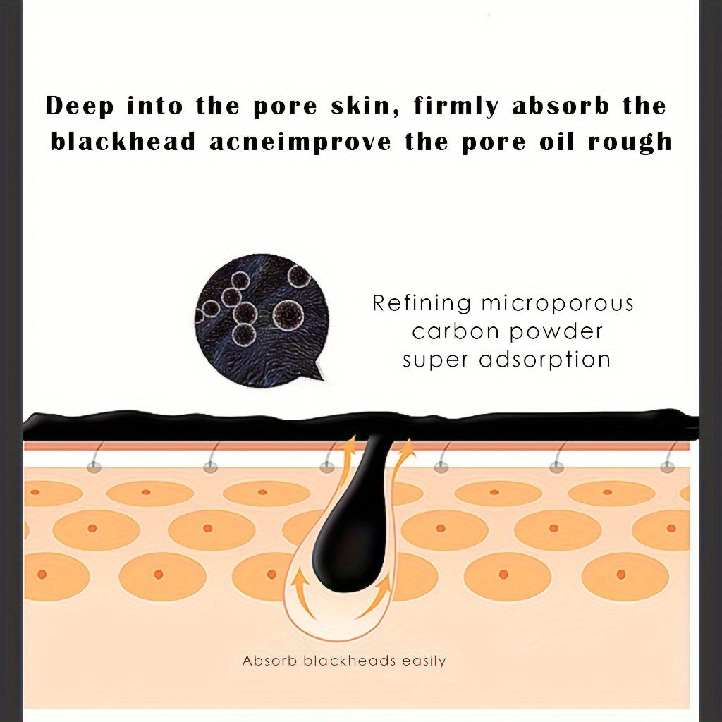 [Bamboo Charcoal Black Mask] Sadoer Bamboo Charcoal Black Mask - Alcohol-Free, Moisturizing Facial Cleansing & Pore Cleansing for All Light Beige Types, Unisex Adult Skincare, Natural Bamboo Charcoal Formula for Deep Cleansin