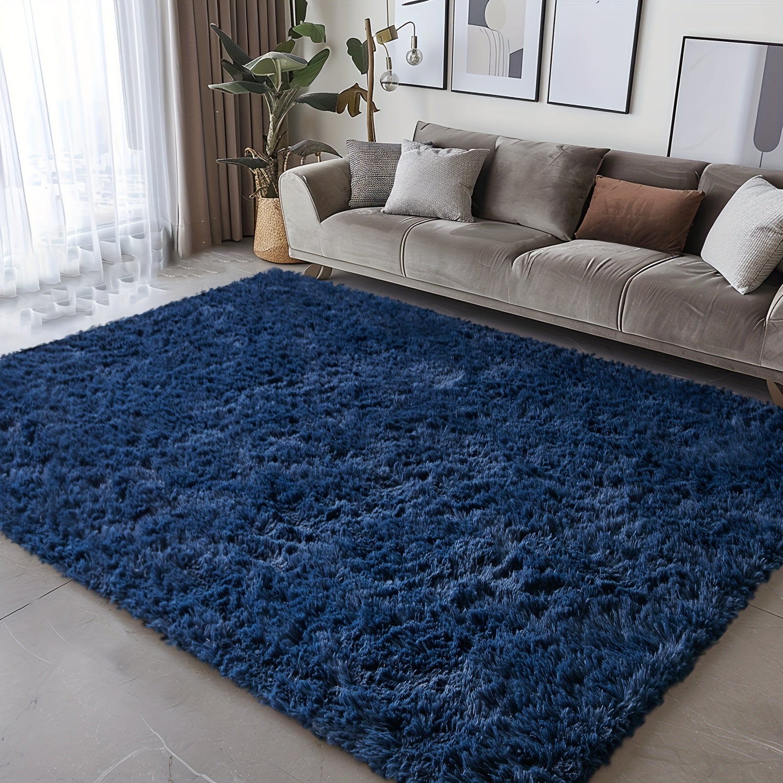 Rugs For Living Room, Super Soft Fluffy Shaggy 8x10 Area Rugs For Bedroom, Cozy Floor Mats, Plush Indoor Carpet For Kitchen, Faux Fur Rug For Room, Home Decor, Housewarming Gift, Door Mat