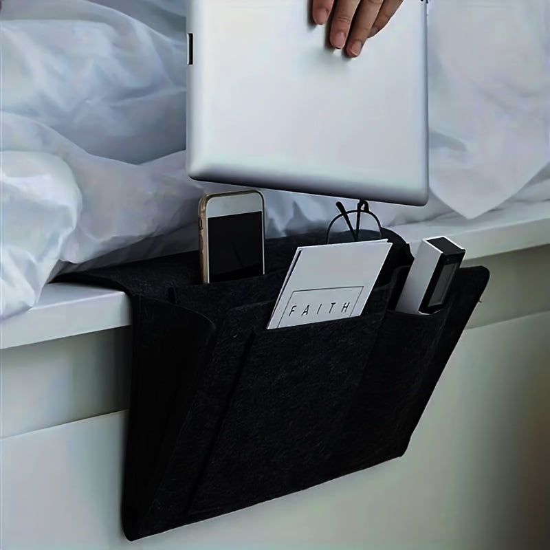 [Perfect Organizer] Bedside Organizer | Phone, Remote & Tissue Holder | Home Organization