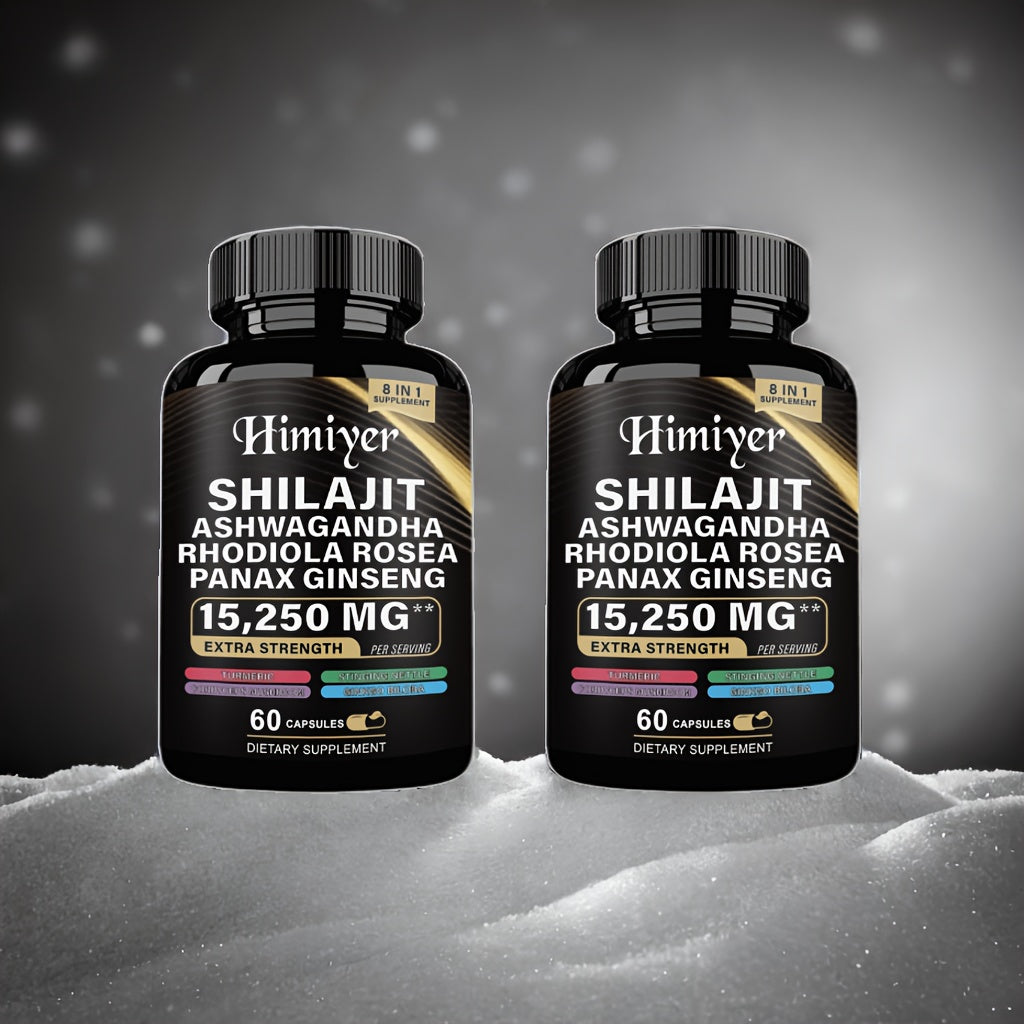 [Energy Pack] 19445Mg+15250Mg Sports Health Energy Pack | Shilajit And Seamoss Ginger South African Drunken Eggplant Capsule, Sea Moss 7000Mg, Black Seed Oil 4000Mg, Ashwagandha 2000Mg, Ginger And Shilajit 9000Mg, Rhodiola Ro