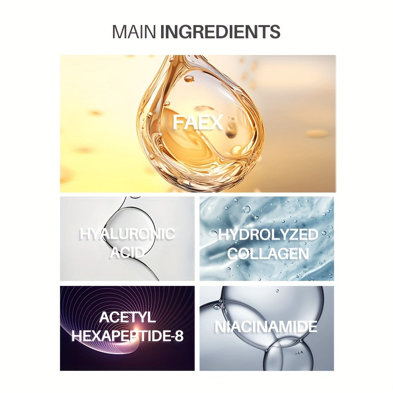 4pcs Bio-Collagen Real Deep Mask Pack Hydrating & Firming Facial Sheet Masks with Collagen, Hyaluronic Acid & Nicotinamide Moisturizing & Invigorating for All Light Beige Types(1pc/4pcs/8pcs)