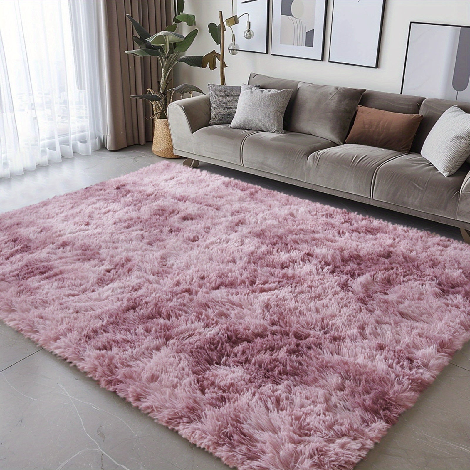 Rugs For Living Room, Super Soft Fluffy Shaggy 8x10 Area Rugs For Bedroom, Cozy Floor Mats, Plush Indoor Carpet For Kitchen, Faux Fur Rug For Room, Home Decor, Housewarming Gift, Door Mat