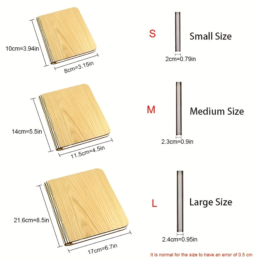 LED Desk Lamp with USB Charging - Foldable Modern Table Lamp, USB-Powered, No Wiring Needed, Compact Design for Bedroom, Office, Shelf, or Gift - Easy Setup