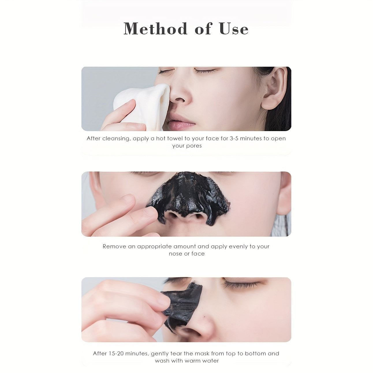 [Bamboo Charcoal Black Mask] Sadoer Bamboo Charcoal Black Mask - Alcohol-Free, Moisturizing Facial Cleansing & Pore Cleansing for All Light Beige Types, Unisex Adult Skincare, Natural Bamboo Charcoal Formula for Deep Cleansin