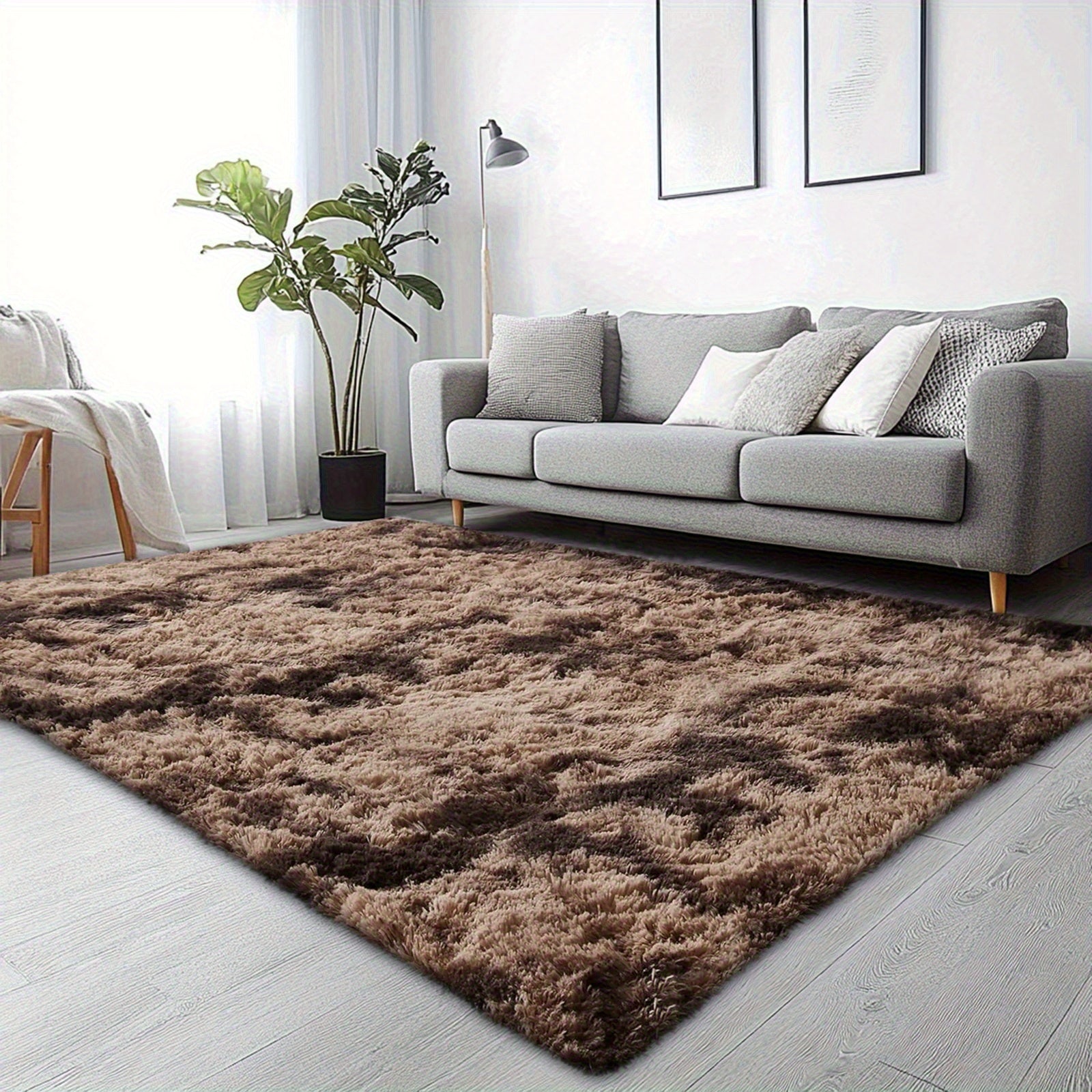 Rugs For Living Room, Super Soft Fluffy Shaggy 8x10 Area Rugs For Bedroom, Cozy Floor Mats, Plush Indoor Carpet For Kitchen, Faux Fur Rug For Room, Home Decor, Housewarming Gift, Door Mat