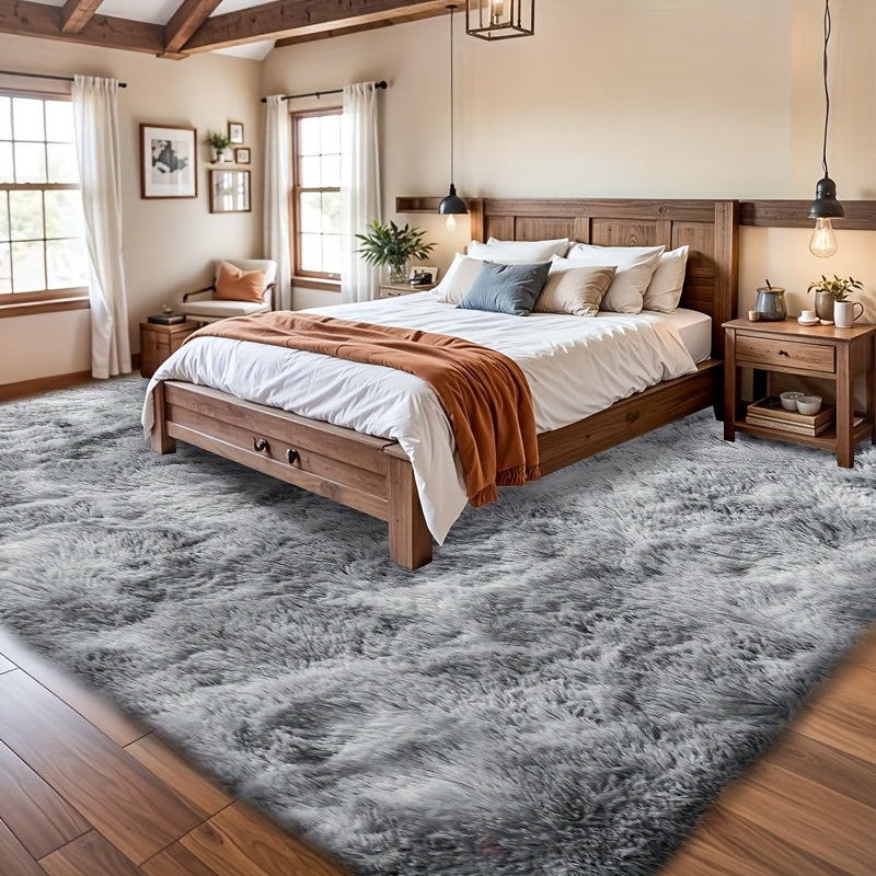 1pc Of Super Soft And Thickened Fluffy Living Room Rug, Soft Plush Rug, Bedroom Interior Rug, Fluffy Faux Fur Rug, For Living Room