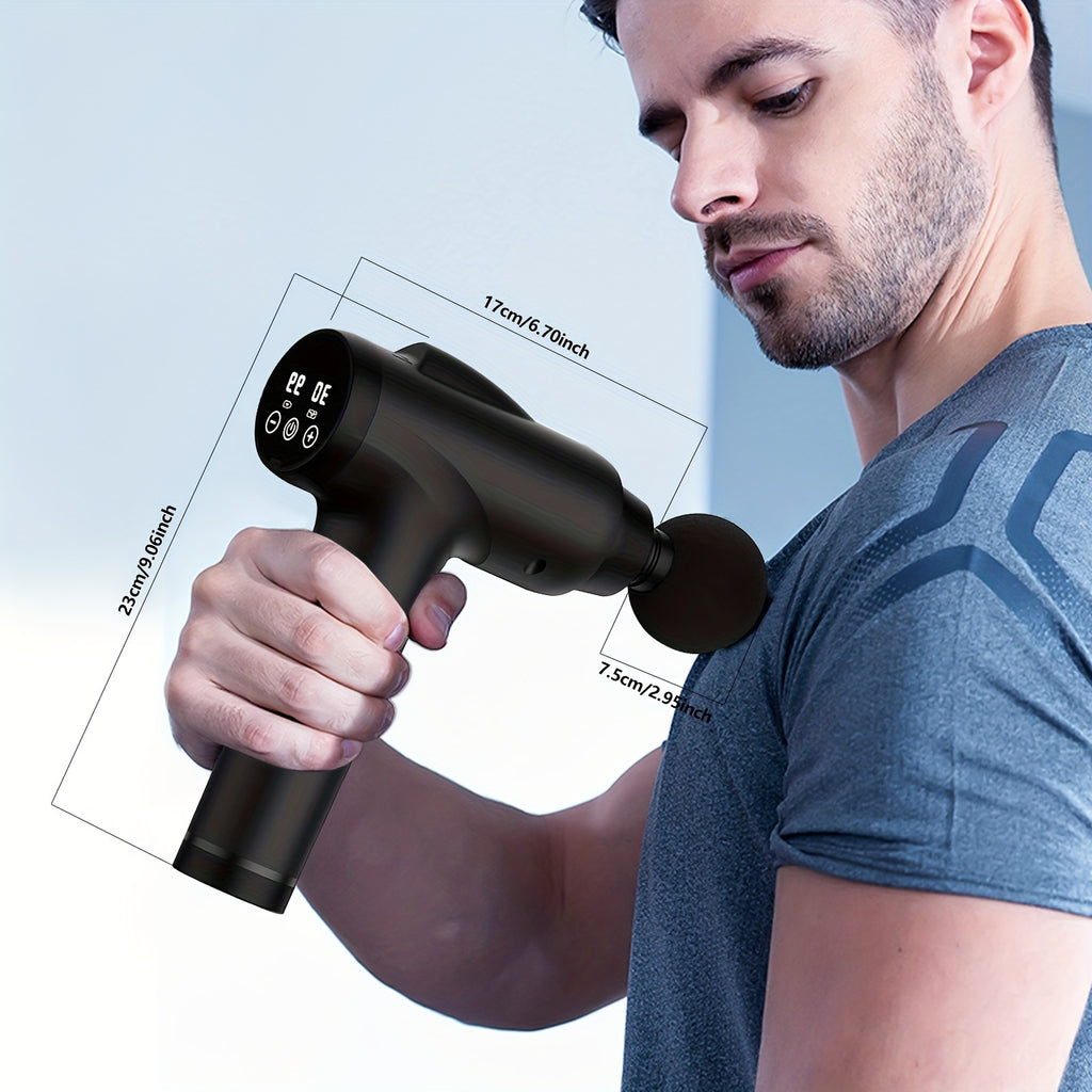 Handheld Electric Muscle Massager, Deep Tissue Massage Gun for Full Body and Back Arm Massage, Suitable for Sports and Fitness, Gifts for Both Men and Women, Gifts for Parents, Father's Day Gifts