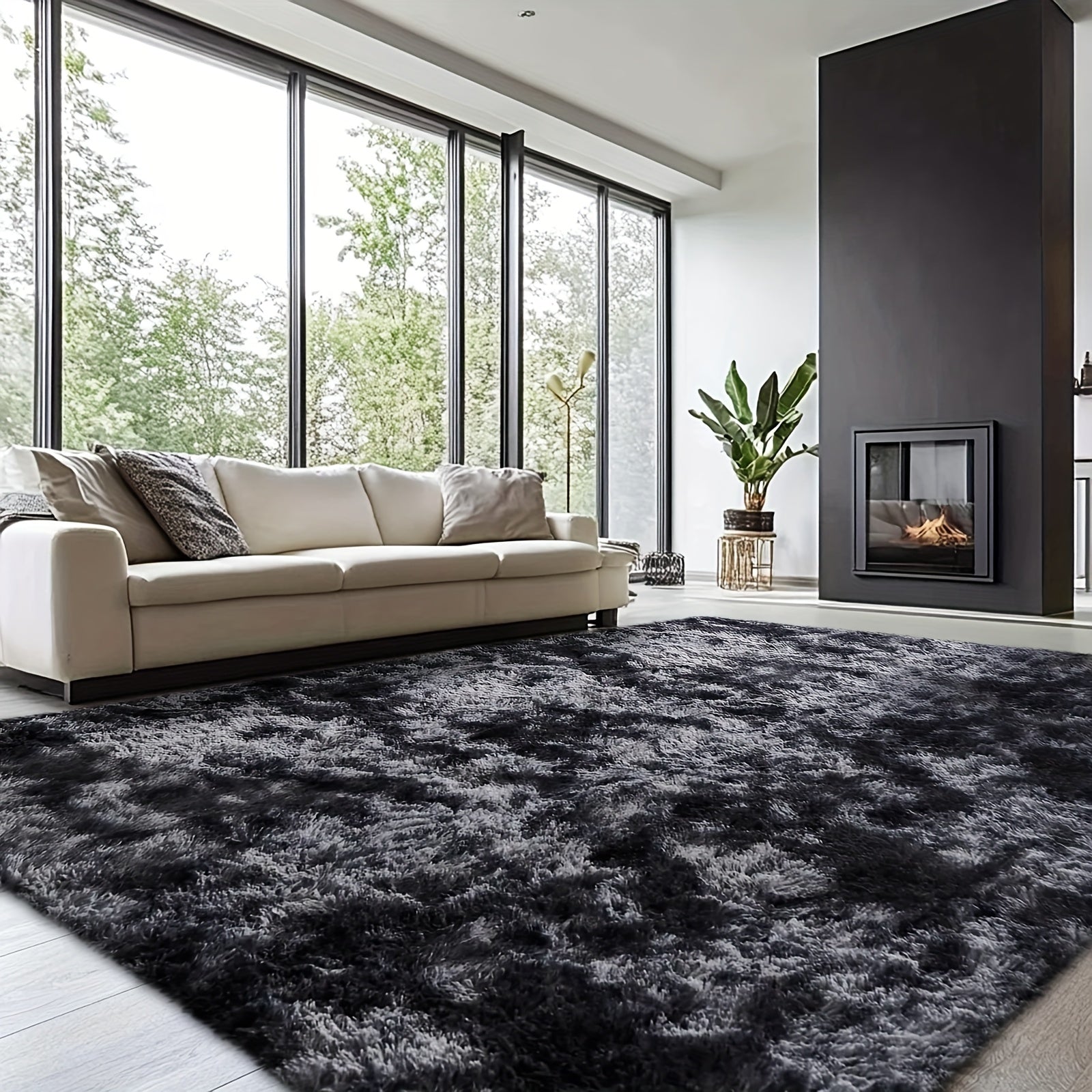 Rugs For Living Room, Super Soft Fluffy Shaggy 8x10 Area Rugs For Bedroom, Cozy Floor Mats, Plush Indoor Carpet For Kitchen, Faux Fur Rug For Room, Home Decor, Housewarming Gift, Door Mat