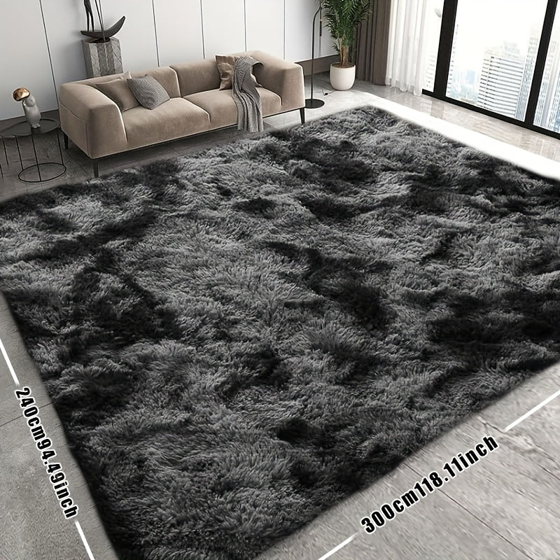 1pc Of Super Soft And Thickened Fluffy Living Room Rug, Soft Plush Rug, Bedroom Interior Rug, Fluffy Faux Fur Rug, For Living Room