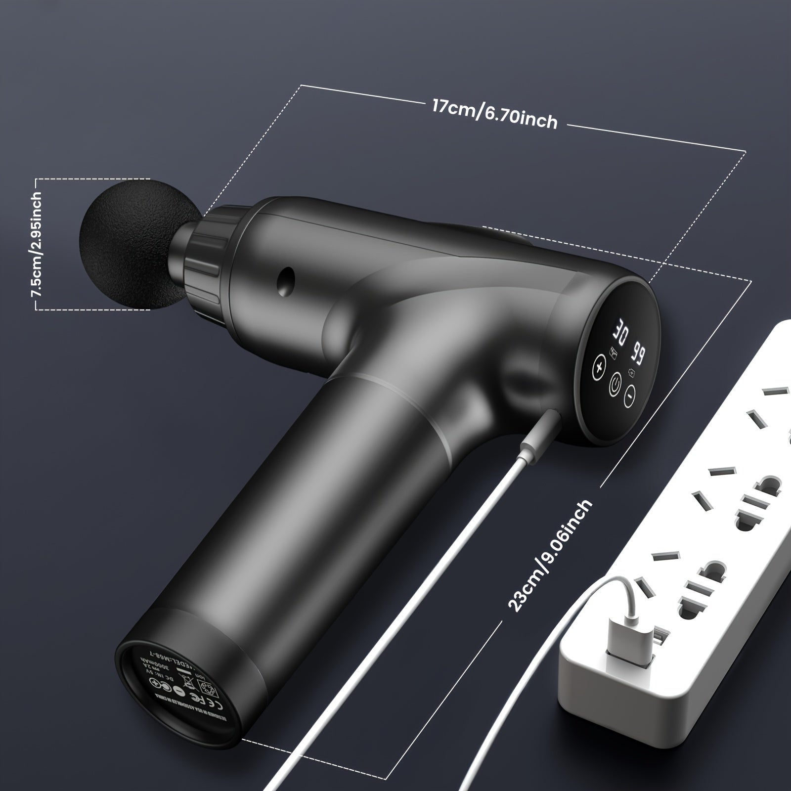 Handheld Electric Muscle Massager, Deep Tissue Massage Gun for Full Body and Back Arm Massage, Suitable for Sports and Fitness, Gifts for Both Men and Women, Gifts for Parents, Father's Day Gifts