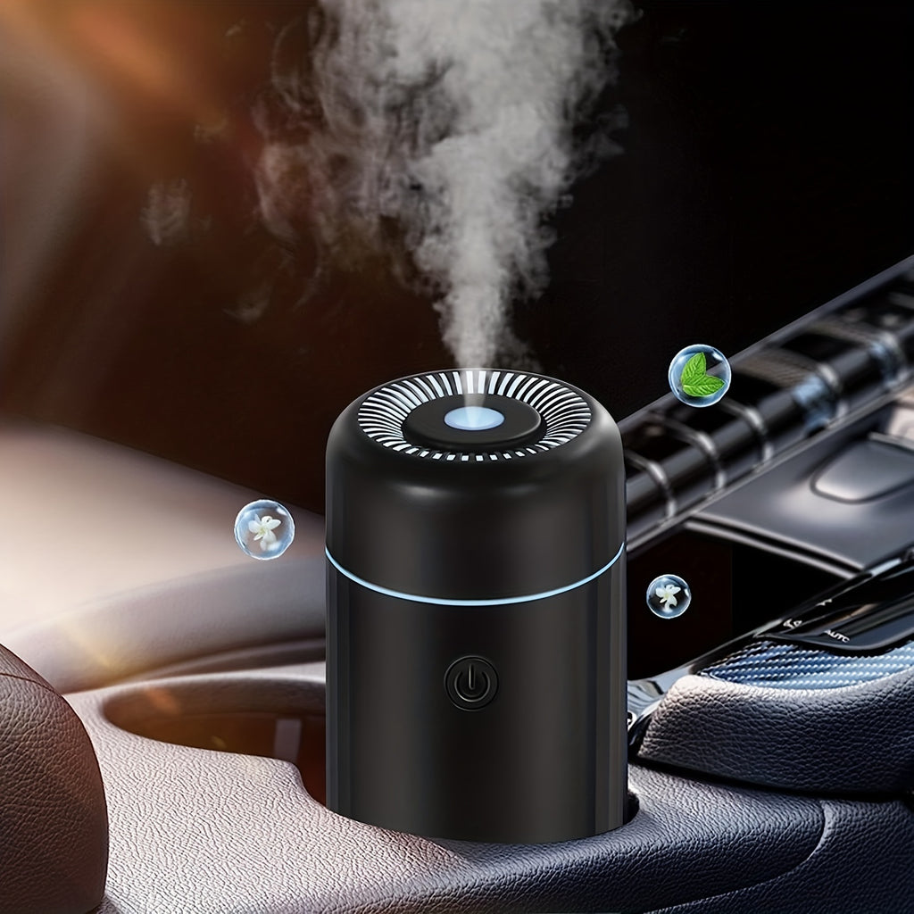 [Portable Car Diffuser] Mini Portable USB Car Diffuser Humidifier | Essential Oil Air Freshener, Cool Mist for Car, Home, Office, Bedroom
