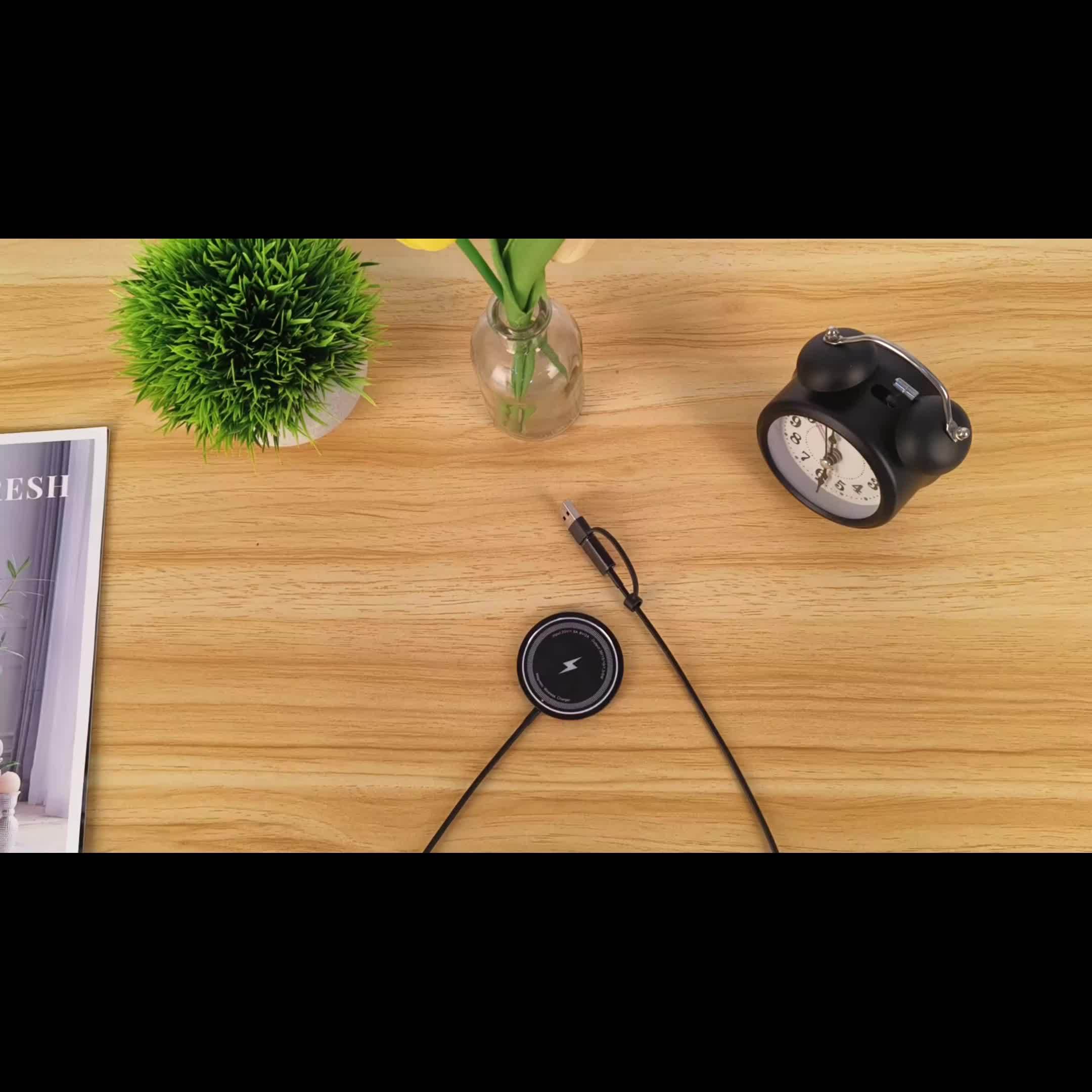 [Magnetic Wireless Charger] 15W Magnetic Wireless Charger for Apple iPhone17 16 15 14 13 12 11 Pro Max 13Mini Macsafe Wireless Charging on Induction Back Case