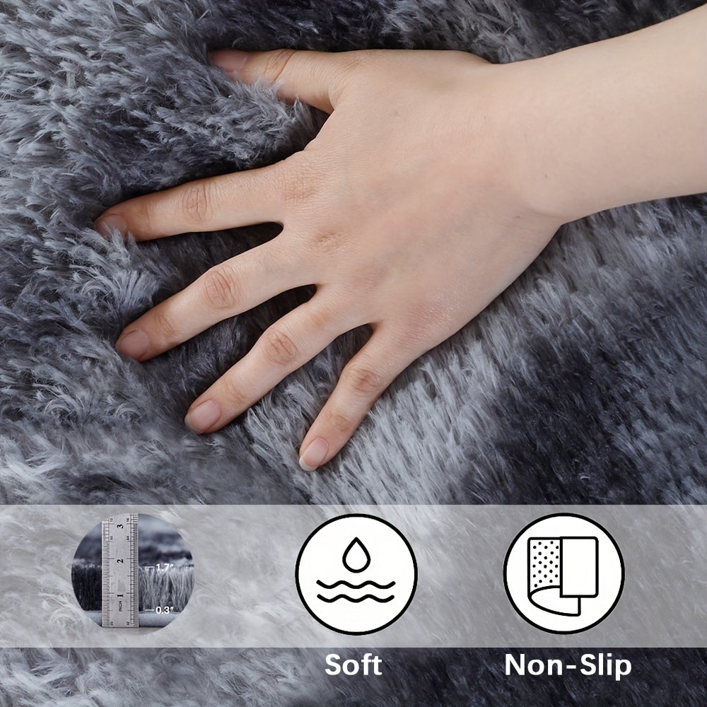 Rugs For Living Room, Super Soft Fluffy Shaggy 8x10 Area Rugs For Bedroom, Cozy Floor Mats, Plush Indoor Carpet For Kitchen, Faux Fur Rug For Room, Home Decor, Housewarming Gift, Door Mat