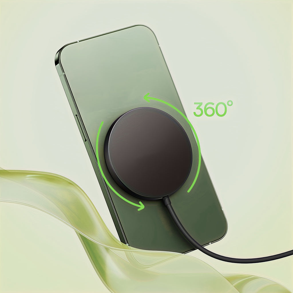 [Magnetic Wireless Charger] 15W Magnetic Wireless Charger for Apple iPhone17 16 15 14 13 12 11 Pro Max 13Mini Macsafe Wireless Charging on Induction Back Case