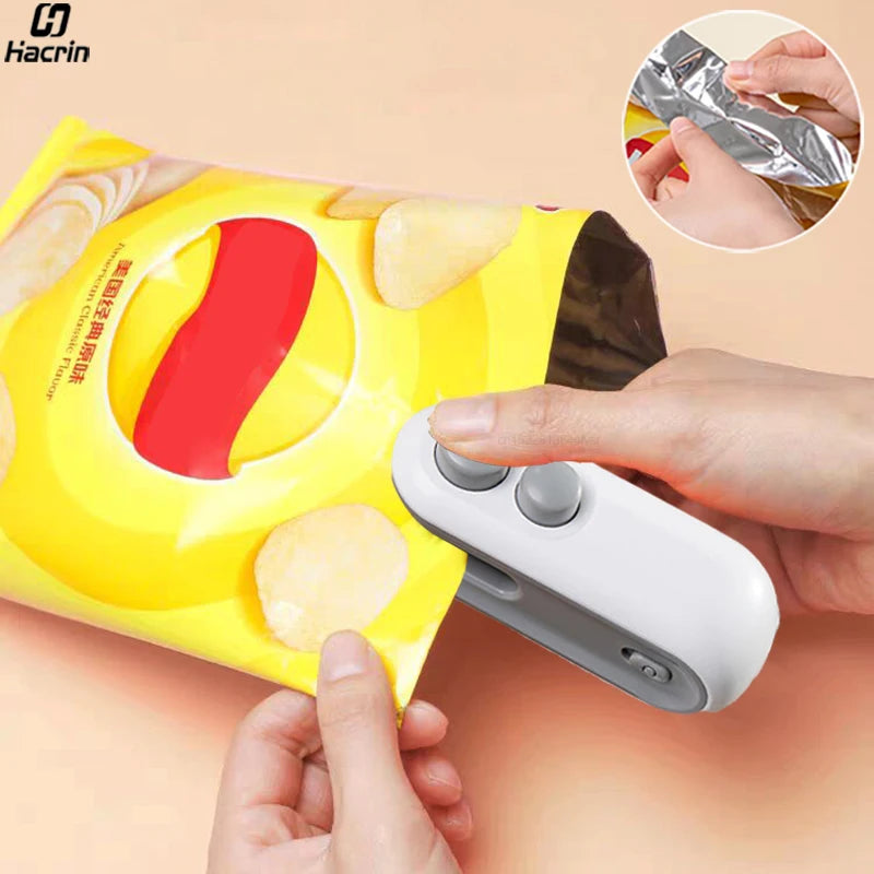 Mini Heat Bag Sealing Machine Plastic Bag Sealer Portable Thermal Plastic Bag Sealants Handheld Plastic Bags Sealing Machine