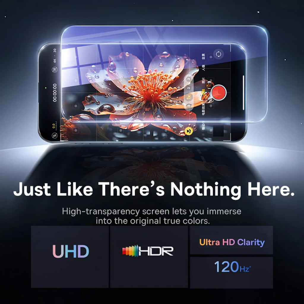 Baseus Tempered Glass for iPhone 17 16 Pro Max Screen Protector for iPhone 15 14 13 12 11 Pro Max Clear Edge Anti-Peeping Film