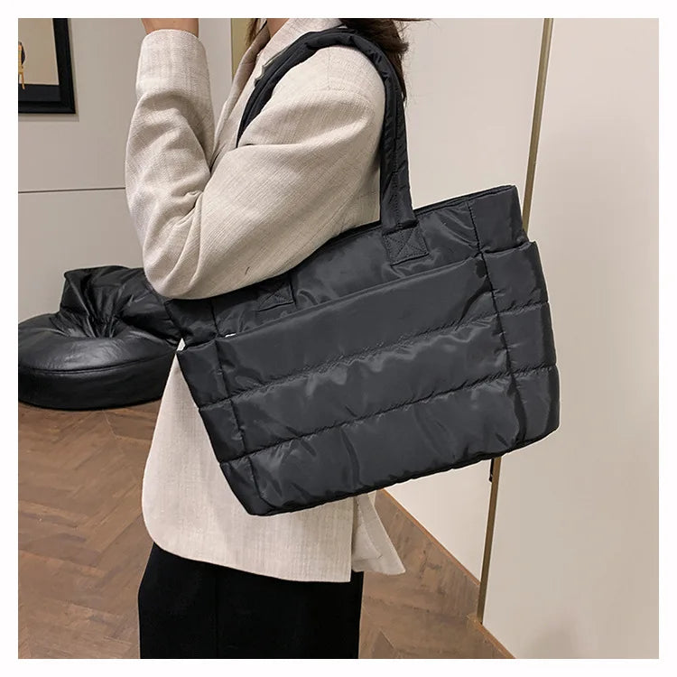 New Large Capacity Tote Bag Versatile Handbag for Women Commuting Bag Messenger Shoulder Bag Multiple Pockets Mummy Bag
