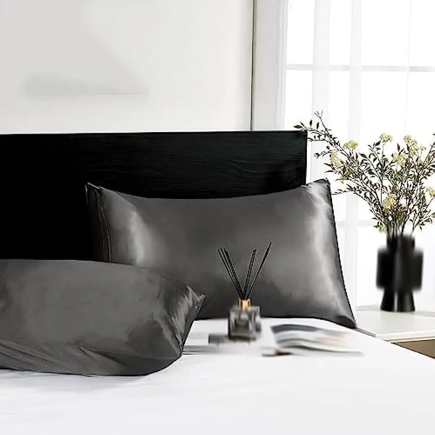 Satin Pillowcase Set (2-Pack) – 100% Polyester Satin