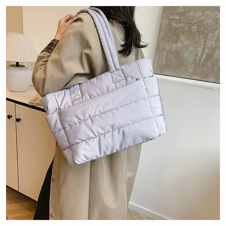 New Large Capacity Tote Bag Versatile Handbag for Women Commuting Bag Messenger Shoulder Bag Multiple Pockets Mummy Bag