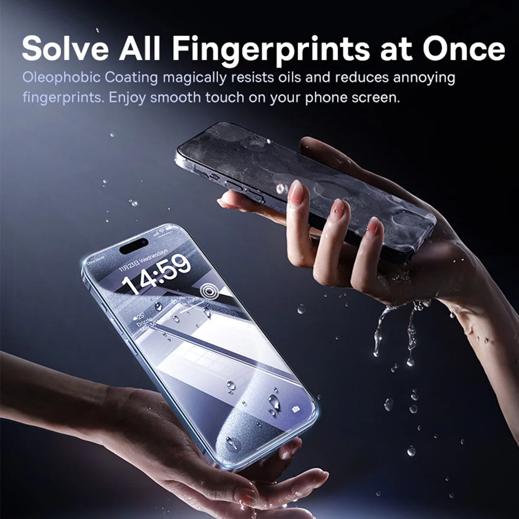 Baseus Tempered Glass for iPhone 17 16 Pro Max Screen Protector for iPhone 15 14 13 12 11 Pro Max Clear Edge Anti-Peeping Film