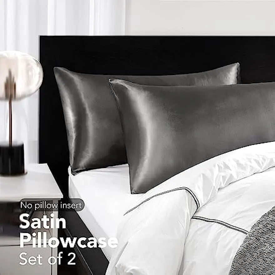 Satin Pillowcase Set (2-Pack) – 100% Polyester Satin