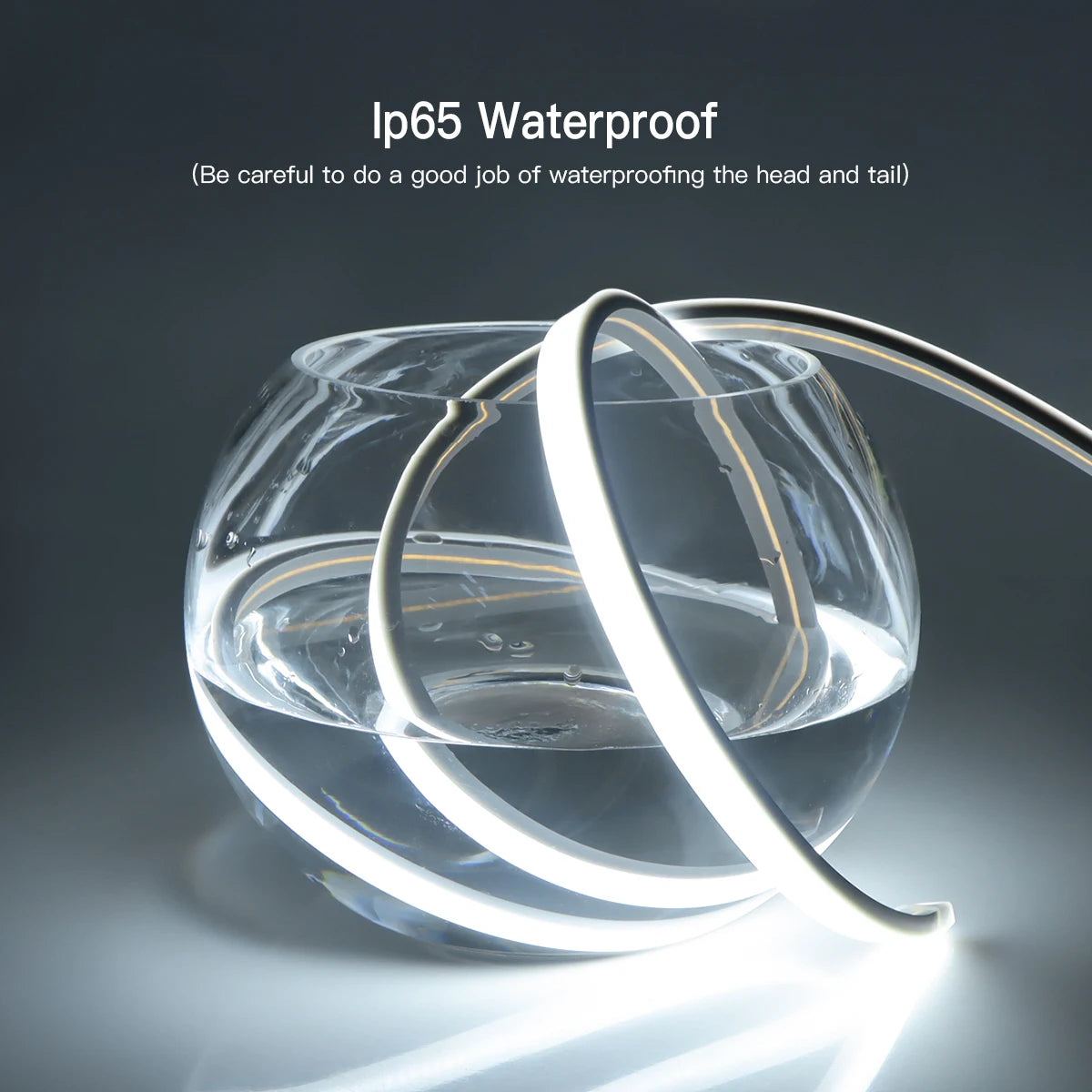 Smart PIR Motion Sensor Super Bright COB LED Strip Neon Light Auto ON/OFF 320leds/m Waterproof for Kitchen,Stair,Wardrobe Decor