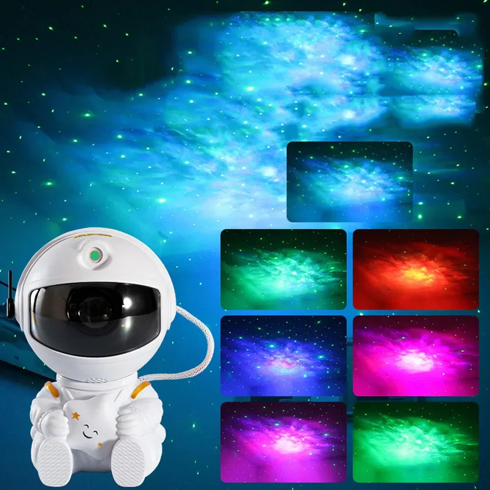 2024 NEW Spaceman Projector Starry Sky Galaxy Stars Projector Night Light LED Lamp for Bedroom Room Decor Decorative Nightlight