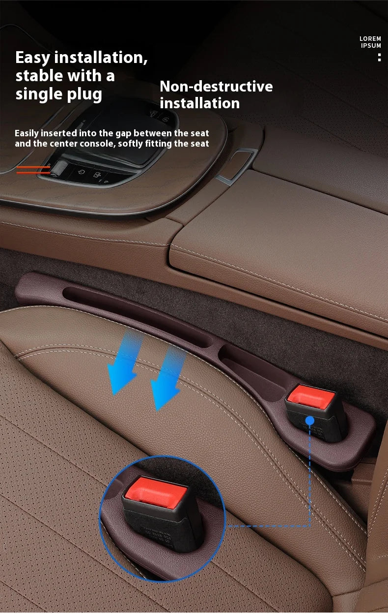 Creative and Practical Automotive Interior Products: Car Seat Gap Plug, Anti-leak Strip, Multi-functional Storage Box