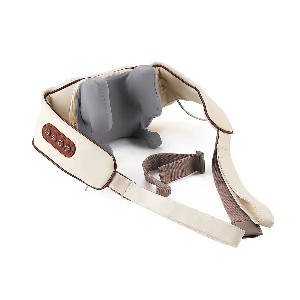 Foreverlily 26W Brushless Motor Neck And Shoulder Massager Wireless Shoulder And Back Kneading Massage Shawl Neck masajeador