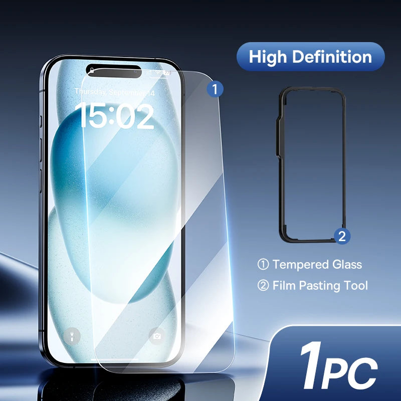Baseus Tempered Glass for iPhone 17 16 Pro Max Screen Protector for iPhone 15 14 13 12 11 Pro Max Clear Edge Anti-Peeping Film