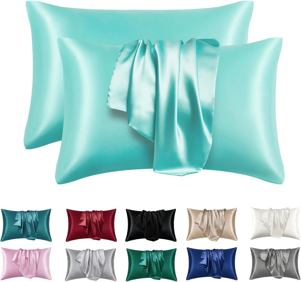 Satin Pillowcase Set (2-Pack) – 100% Polyester Satin