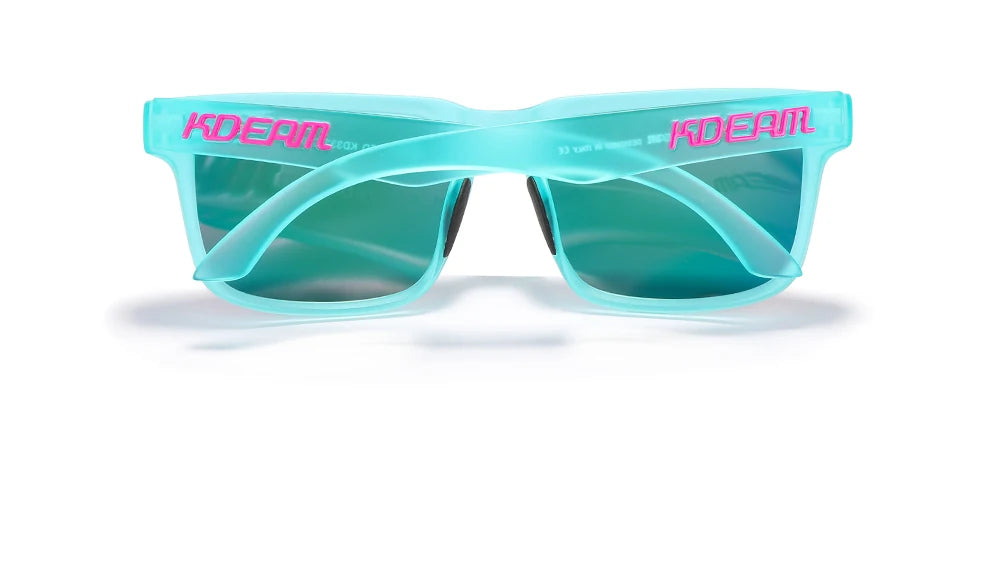 KDEAM Men's Polarized Sunglasses Square Casual Outdoors Sun Glasses Women Unisex Sunglass For Couple With Zipper Case