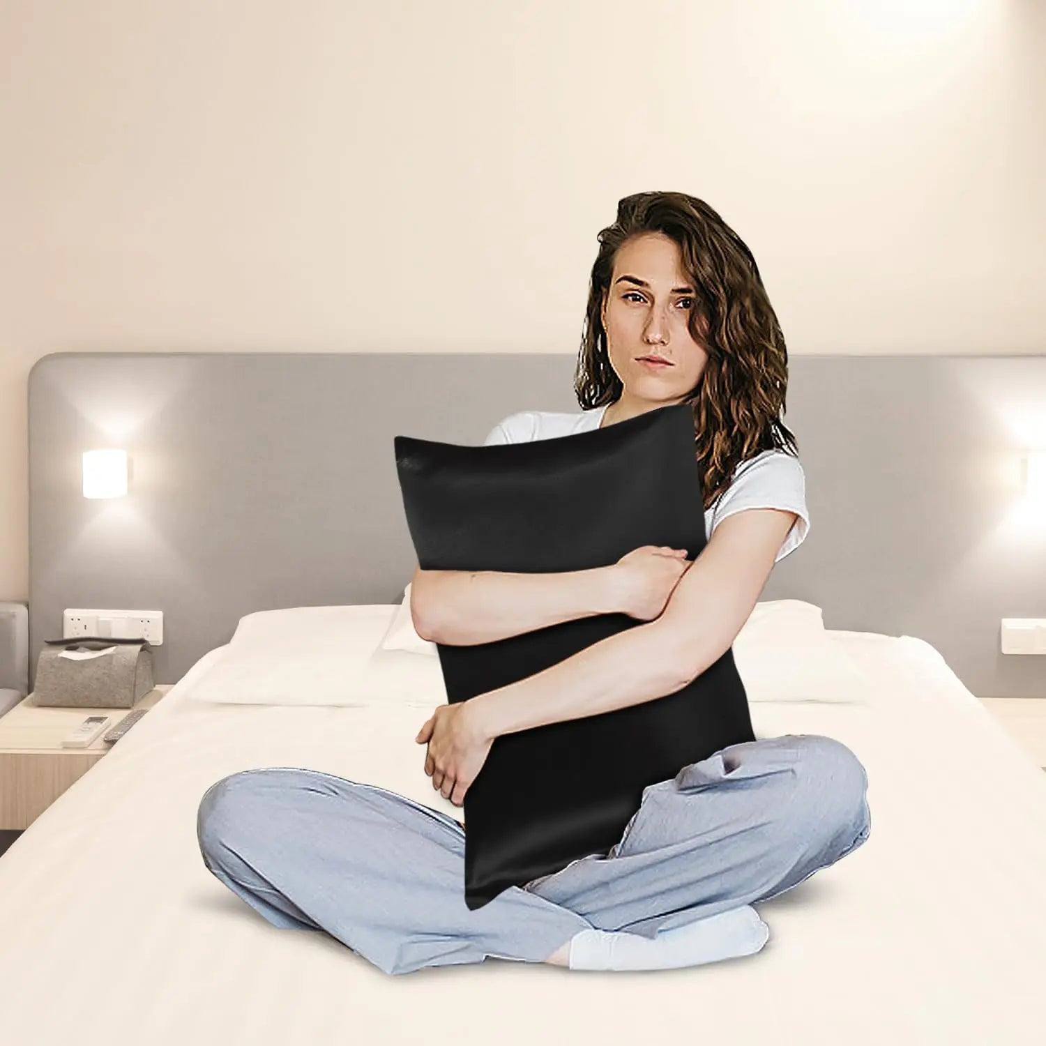 Satin Pillowcase Set (2-Pack) – 100% Polyester Satin