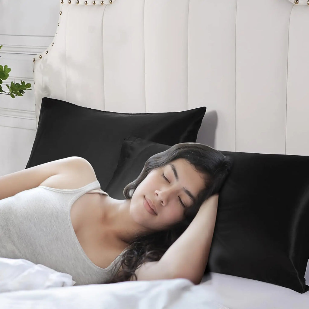 Satin Pillowcase Set (2-Pack) – 100% Polyester Satin