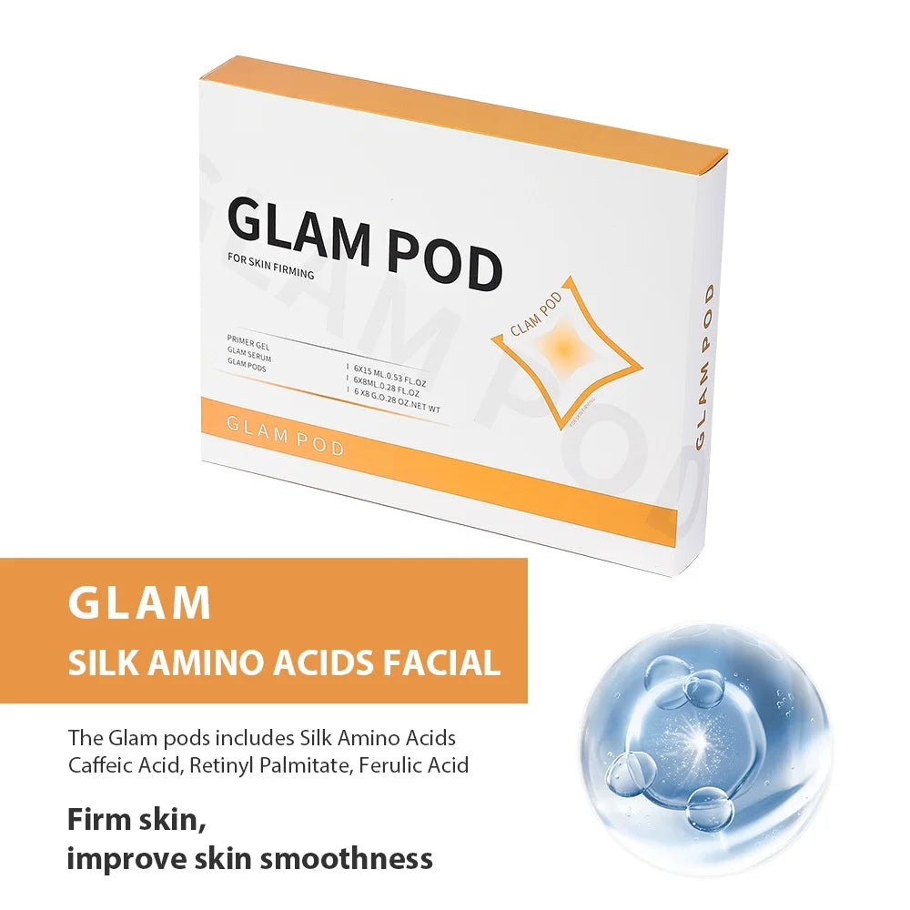 Glam Pod For Aqua Facial Machine CO2 Pods For Bubble Facial Beauty Machine Revive Pods co2 Capsule Gels Facial SPA Skin Clean