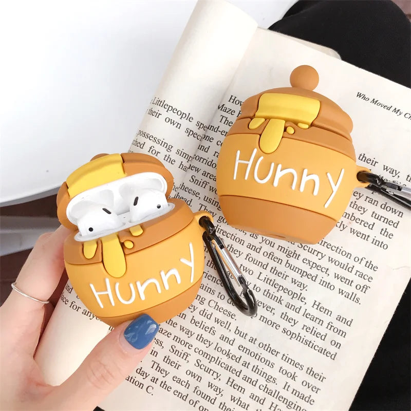 Limited Edition Eco-Friendly Silicone AirPods Pro Case - 3D Cartoon Snacks & Drinks Design