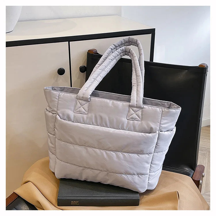 New Large Capacity Tote Bag Versatile Handbag for Women Commuting Bag Messenger Shoulder Bag Multiple Pockets Mummy Bag