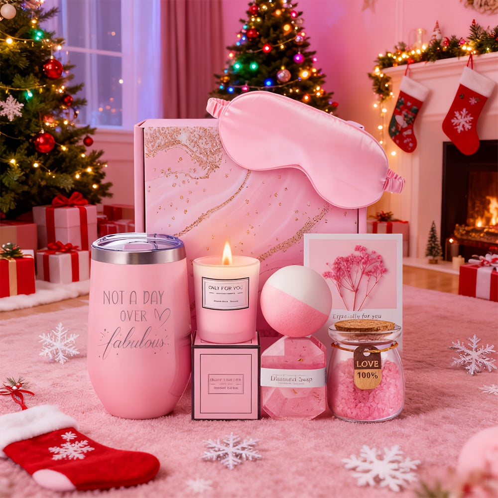 [Spa Gift Basket Set for Women] Self-Care Spa Gift Basket Set for Women - Valentine's Day, Mother's Day Gifts for Wife, Girlfriend, Daughters, Mothers, Best Friends, Sisters