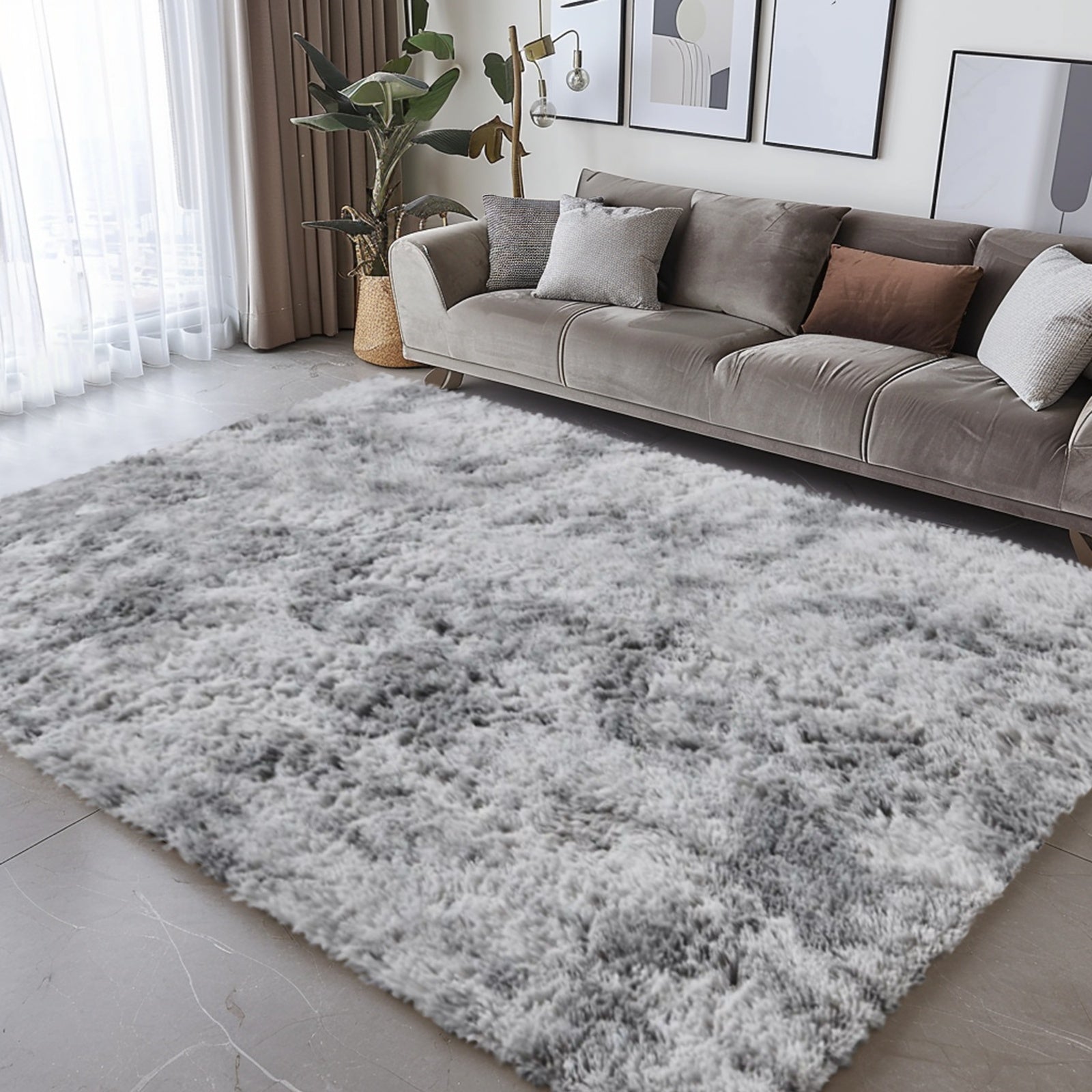 Rugs For Living Room, Super Soft Fluffy Shaggy 8x10 Area Rugs For Bedroom, Cozy Floor Mats, Plush Indoor Carpet For Kitchen, Faux Fur Rug For Room, Home Decor, Housewarming Gift, Door Mat
