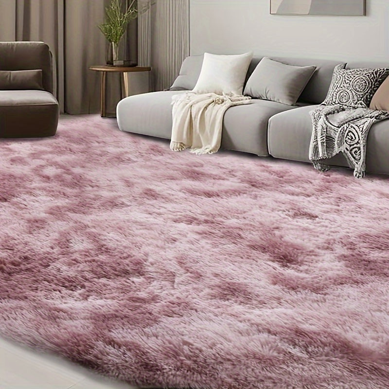 1pc Of Super Soft And Thickened Fluffy Living Room Rug, Soft Plush Rug, Bedroom Interior Rug, Fluffy Faux Fur Rug, For Living Room