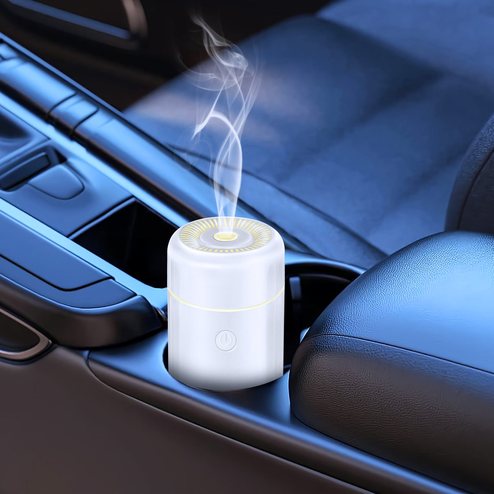 [Portable Car Diffuser] Mini Portable USB Car Diffuser Humidifier | Essential Oil Air Freshener, Cool Mist for Car, Home, Office, Bedroom