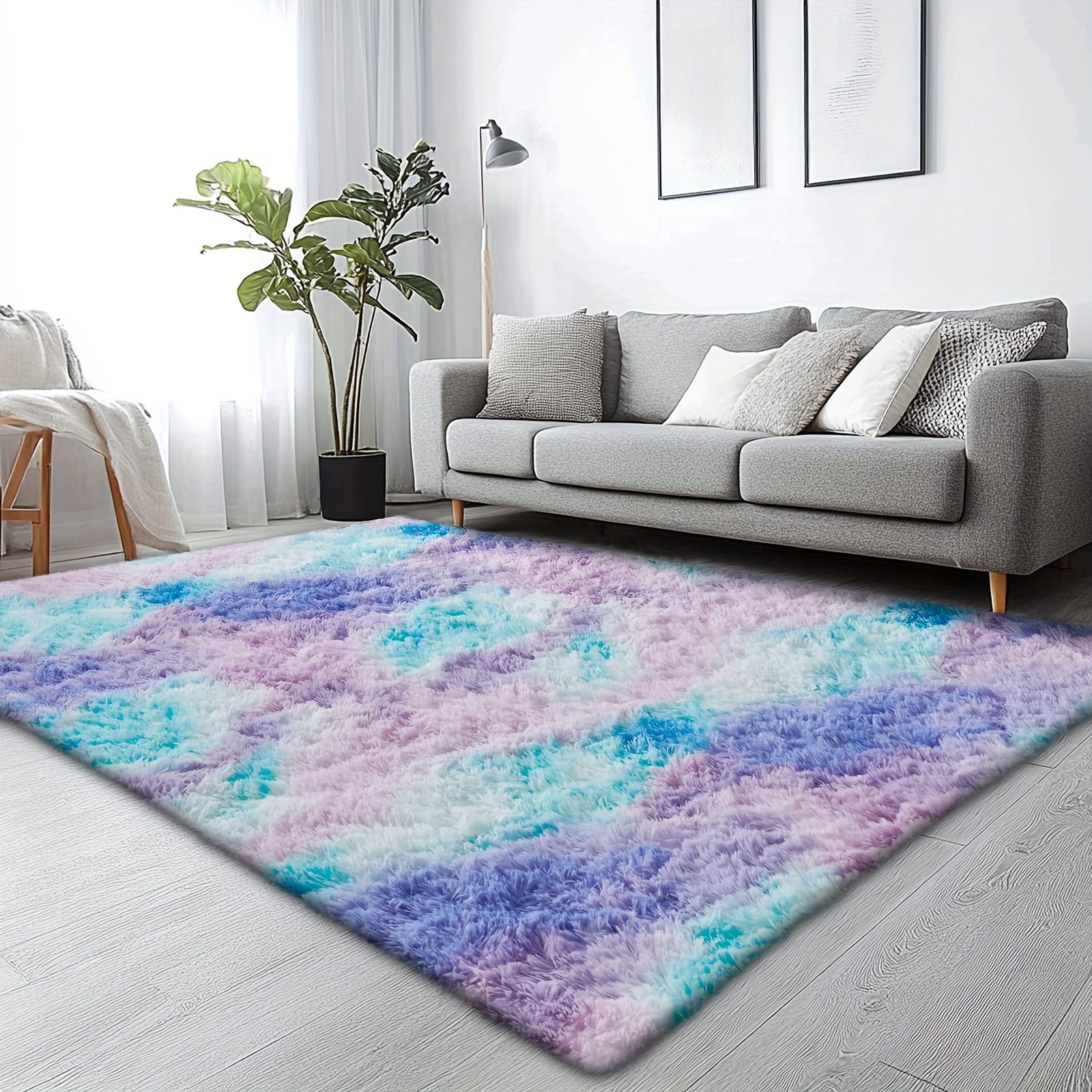 Rugs For Living Room, Super Soft Fluffy Shaggy 8x10 Area Rugs For Bedroom, Cozy Floor Mats, Plush Indoor Carpet For Kitchen, Faux Fur Rug For Room, Home Decor, Housewarming Gift, Door Mat